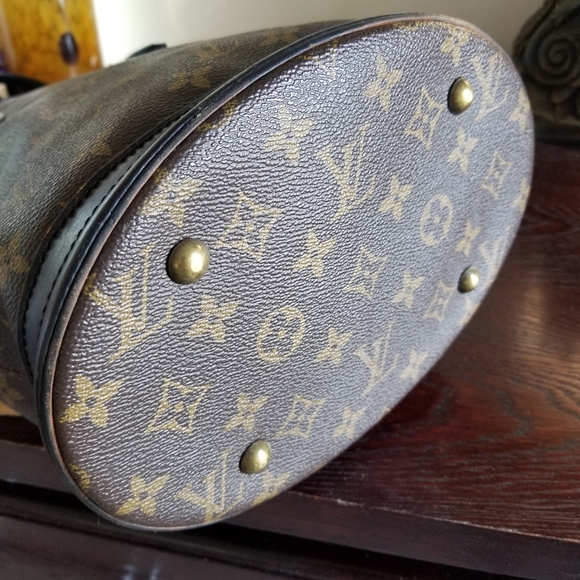 LOUIS VUITTON sale!  sale! CUSTOM BLACK PETIT BUCKET - Picture 2 of 12